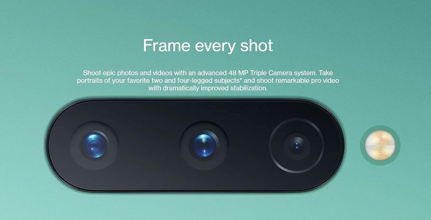 OnePlus 8 5G 8GB/128GB （無印）ブラック OnePlus 8 5G 8GB RAM 128GB SIM-Free Smartphone with Triple Camera